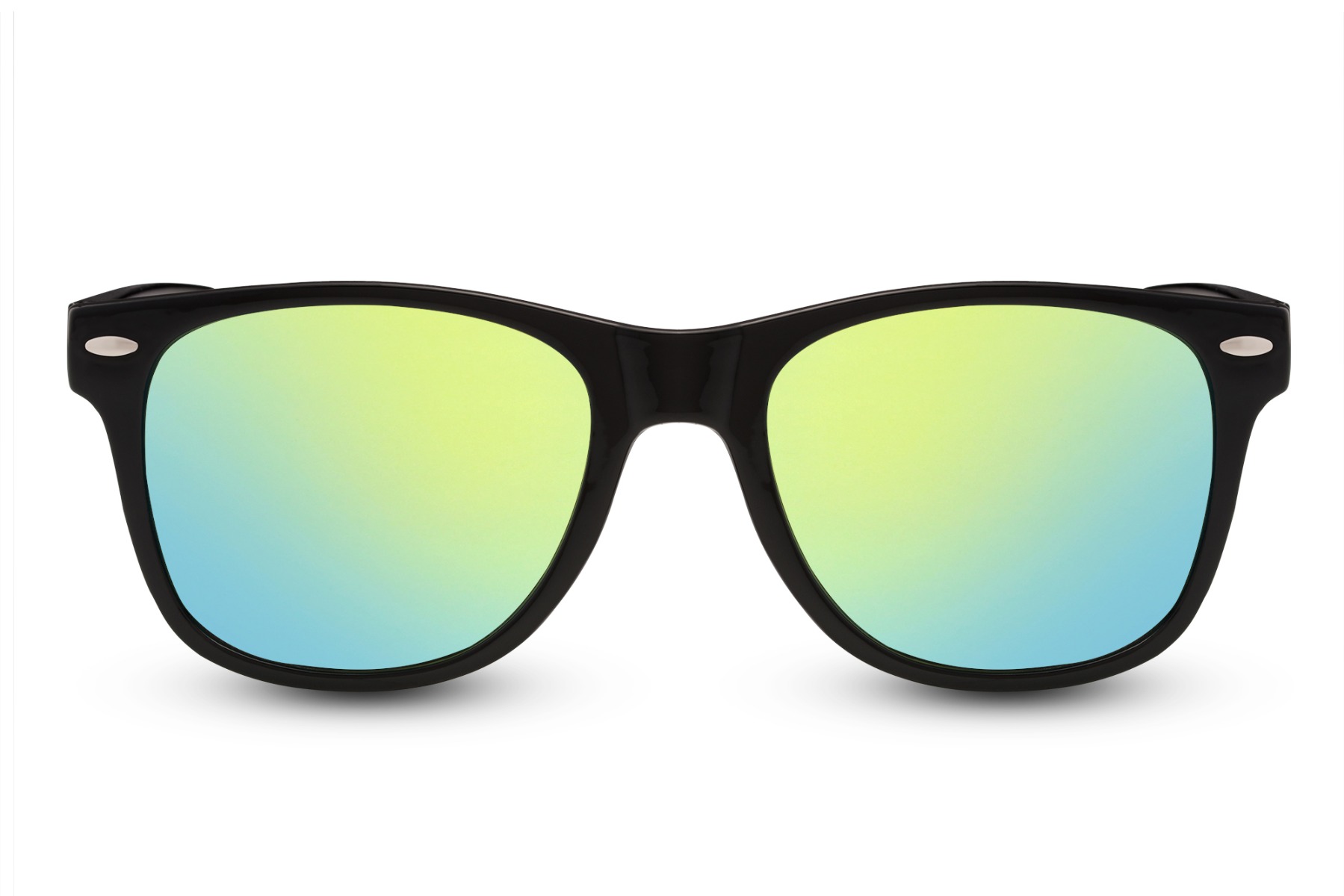 Black Wayfarer Met Olieglazen 